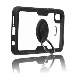 Funda Ring Transparente Negra para Huawei P20 Lite