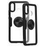 Funda Ring Transparente Negra para Huawei P20 Lite