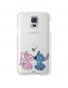 Funda para Samsung Galaxy S5 Oficial de Disney Angel & Stitch Beso - Lilo & Stitch