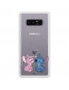 Funda para Samsung Galaxy Note 8 Oficial de Disney Angel & Stitch Beso - Lilo & Stitch