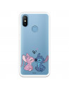 Funda para Xiaomi MI A2 Oficial de Disney Angel & Stitch Beso - Lilo & Stitch