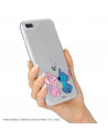 Funda para Xiaomi Mi 8 Lite Oficial de Disney Angel & Stitch Beso - Lilo & Stitch