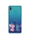 Funda para Huawei Y7 2019 Oficial de Disney Angel & Stitch Beso - Lilo & Stitch