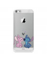 Funda para iPhone 5S Oficial de Disney Angel & Stitch Beso - Lilo & Stitch