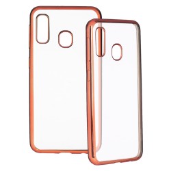 Funda Bumper Premium Oro Rosa para Samsung Galaxy A20e