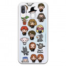 Carcasa Oficial Harry Potter icons characters para Samsung Galaxy A40- La Casa de las Carcasas