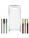 Cover Silicone Tracolla Trasparente per LG K50