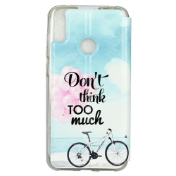 Funda libro Don´t Think Too Much para Huawei Y7 2019