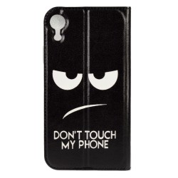 Funda Libro Don´t Touch My Phone para iPhone XR