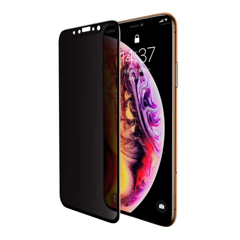 Cristal Templado Completo Antiespía  para iPhone XS