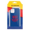 Funda para iPhone 12 del Barcelona Escudo Rojo Fondo Azul - Licencia Oficial FC Barcelona