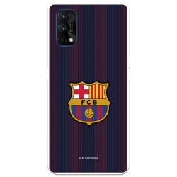 Funda para Realme 7 Pro del Barcelona Rayas Blaugrana - Licencia Oficial FC Barcelona