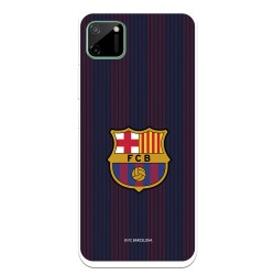 Funda para Realme C11 del Barcelona Rayas Blaugrana - Licencia Oficial FC Barcelona