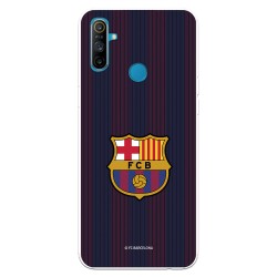 Funda para Realme C3 del Barcelona Rayas Blaugrana - Licencia Oficial FC Barcelona