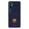 Funda para Xiaomi Mi Note 10 del Barcelona Barsa Fondo Azul - Licencia Oficial FC Barcelona