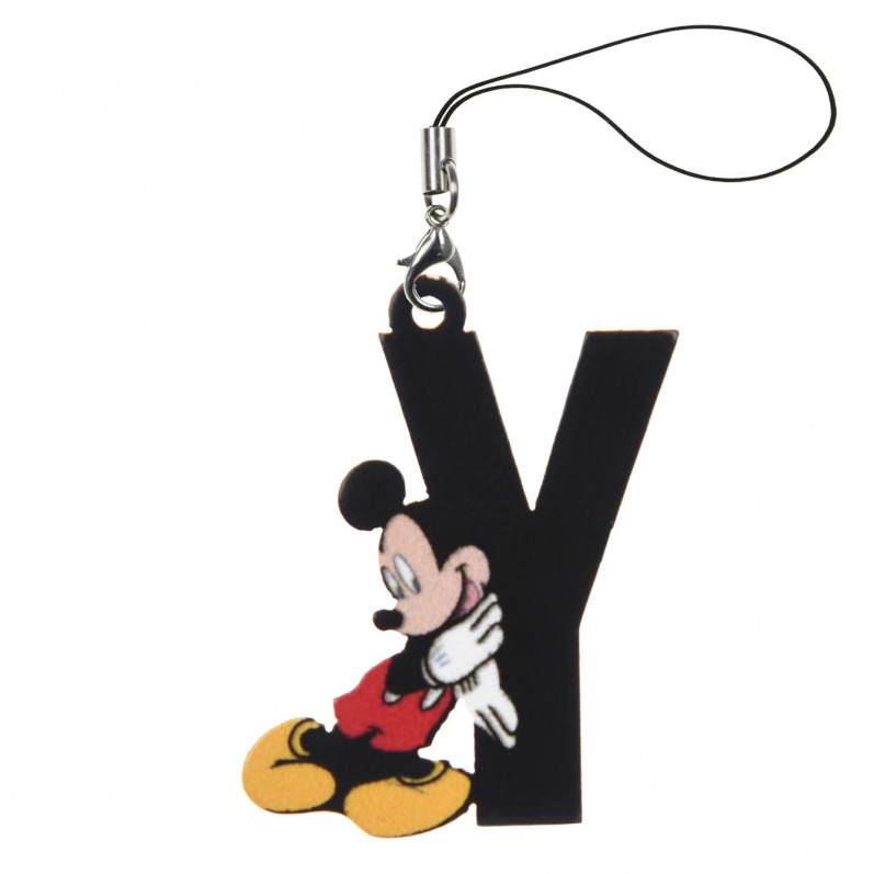 Portachiavi Smartphone con Iniziale - Ufficiale Mickey Mouse