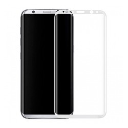 Cristal Templado Completo Blanco para Samsung Galaxy S8 Plus