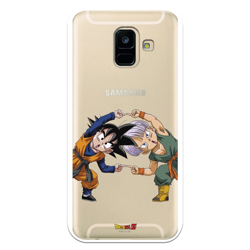 Funda para Samsung Galaxy A6 2018 Oficial de Dragon Ball Goten y Trunks Fusión - Dragon Ball