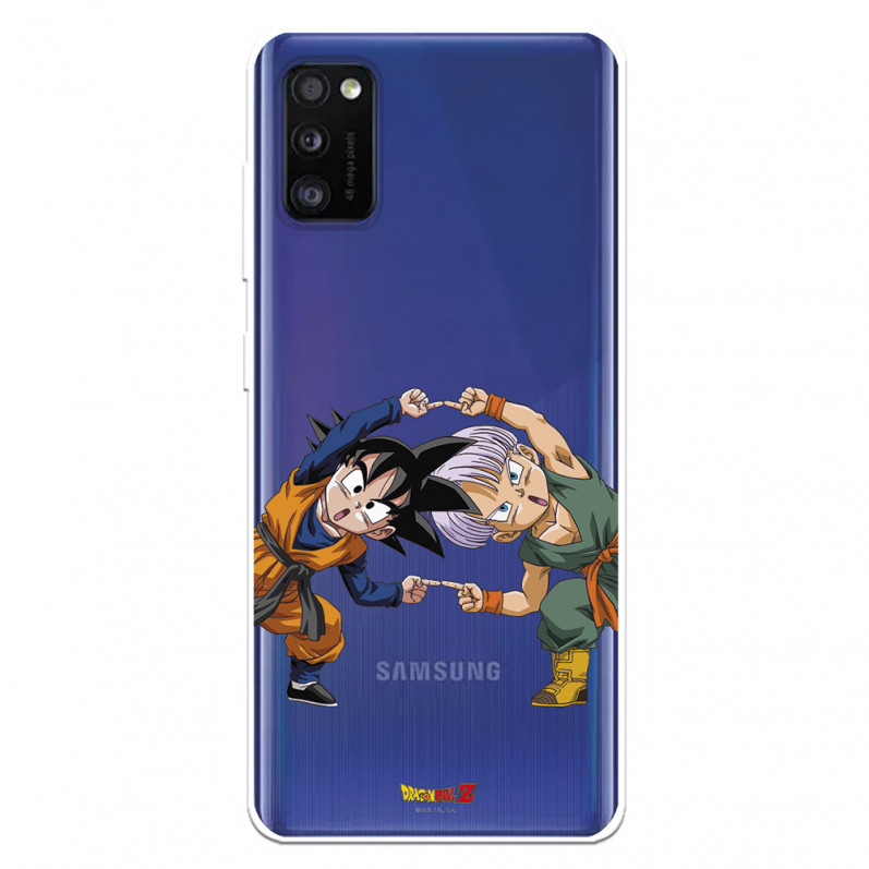 Funda para Samsung Galaxy A41 Oficial de Dragon Ball Goten y Trunks Fusión - Dragon Ball