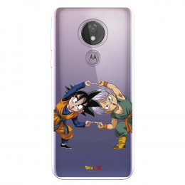 Funda para Motorola Moto G7 Power Oficial de Dragon Ball Goten y Trunks Fusión - Dragon Ball