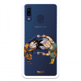 Funda para Samsung Galaxy A20E Oficial de Dragon Ball Goten y Trunks Fusión - Dragon Ball
