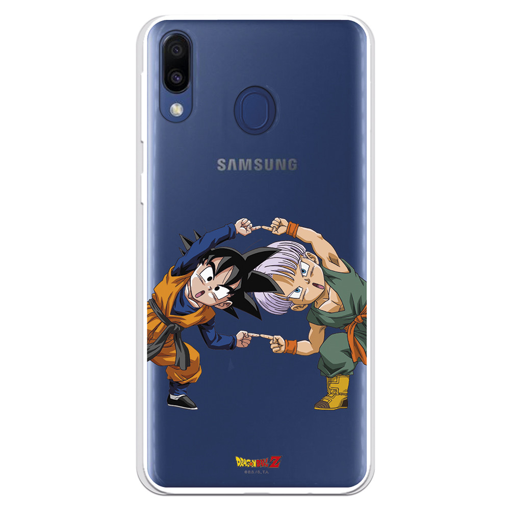 Cover per Samsung Galaxy M20 Ufficiale di Dragon Ball Son Goten e Trunks  Fusione - Dragon Ball