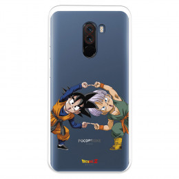 Funda para Xiaomi Pocophone F1 Oficial de Dragon Ball Goten y Trunks Fusión - Dragon Ball