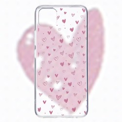 Funda Dibujo Corazones para Realme C11