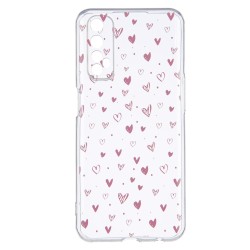 Funda Dibujo Corazones para Realme 7