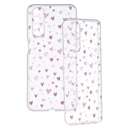 Funda Dibujo Corazones para Realme 7