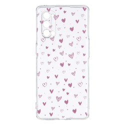 Funda Dibujo Corazones para Realme 7 Pro