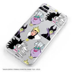 Funda para iPhone 12 Oficial de Disney Villanas Patrón - Villanas Disney