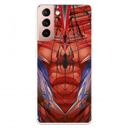 Funda para Samsung Galaxy S21 Oficial de Marvel Spiderman Torso - Marvel