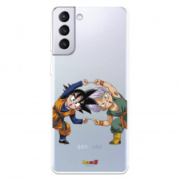 Funda para Samsung Galaxy S21 Plus Oficial de Dragon Ball Goten y Trunks Fusión - Dragon Ball