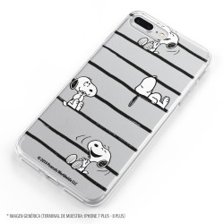 Funda para iPhone 12 Oficial de Peanuts Snoopy rayas - Snoopy