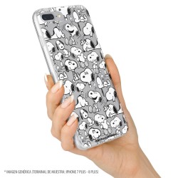 Funda para iPhone 12 Oficial de Peanuts Snoopy siluetas - Snoopy