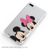 Funda para iPhone 12 Oficial de Disney Mickey y Minnie Asomados - Clásicos Disney