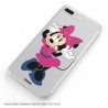 Funda para iPhone 12 Oficial de Disney Minnie Rosa - Clásicos Disney