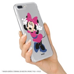 Funda para iPhone 12 Oficial de Disney Minnie Rosa - Clásicos Disney