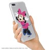 Funda para iPhone 12 Oficial de Disney Minnie Rosa - Clásicos Disney