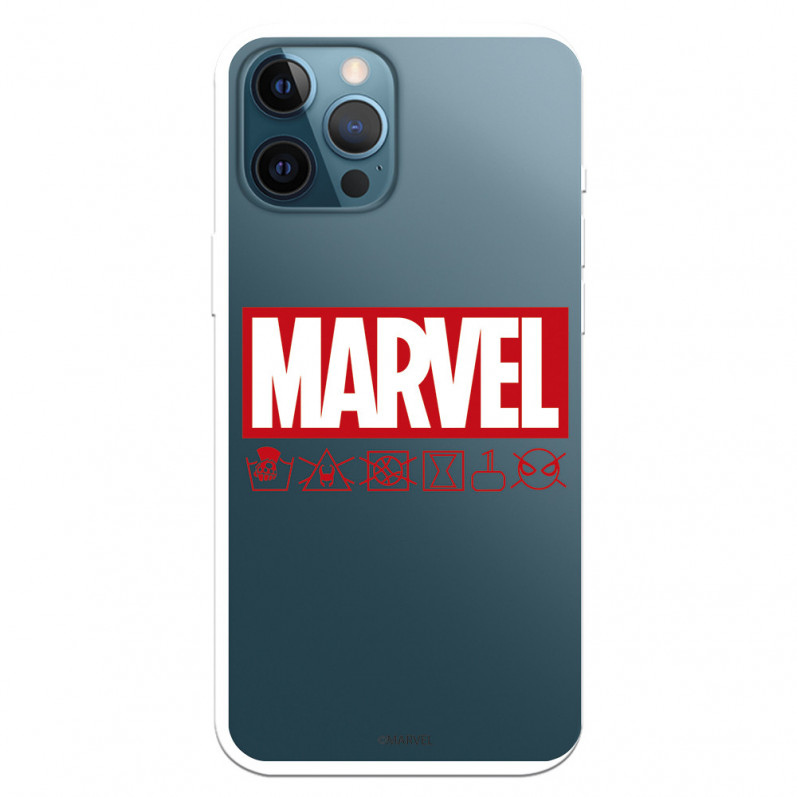 Funda para iPhone 12 Pro Max Oficial de Marvel Marvel Logo Red - Marvel