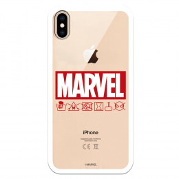 Funda para iPhone XS Max Oficial de Marvel Marvel Logo Red - Marvel