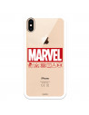 Funda para iPhone XS Max Oficial de Marvel Marvel Logo Red - Marvel