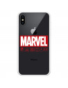 Funda para iPhone X Oficial de Marvel Marvel Logo Red - Marvel