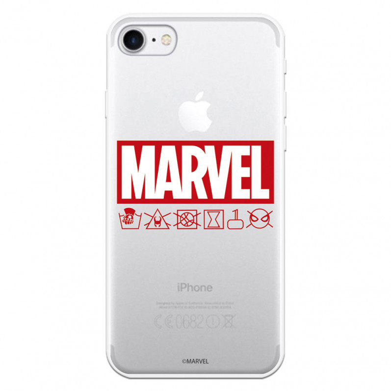 Funda para iPhone 7 Oficial de Marvel Marvel Logo Red - Marvel