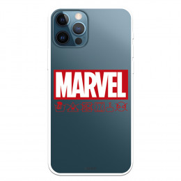 Funda para iPhone 12 Oficial de Marvel Marvel Logo Red - Marvel
