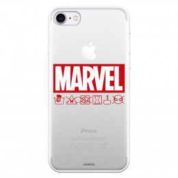 Funda para iPhone 8 Oficial de Marvel Marvel Logo Red - Marvel