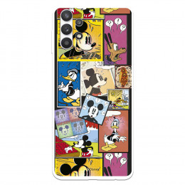 Funda para Samsung Galaxy A32 5G Oficial de Disney Mickey Comic - Clásicos Disney