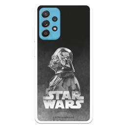 Funda para Samsung Galaxy A52 5G Oficial de Star Wars Darth Vader Fondo negro - Star Wars
