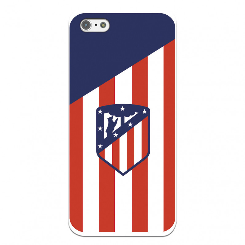 Cover per iPhone SE 2016 del Atleti Stemma Sfondo Atletico - Licenza Ufficiale Atlético de Madrid